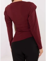 Bluzka IT BZ model 21768575 bordowy - FPrice Bluzka IT BZ model 21768575 bordowy - FPrice