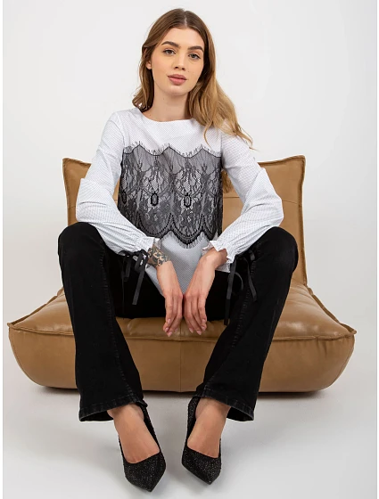 Halenka LK BZ  bílá a černá model 17929449 - FPrice
