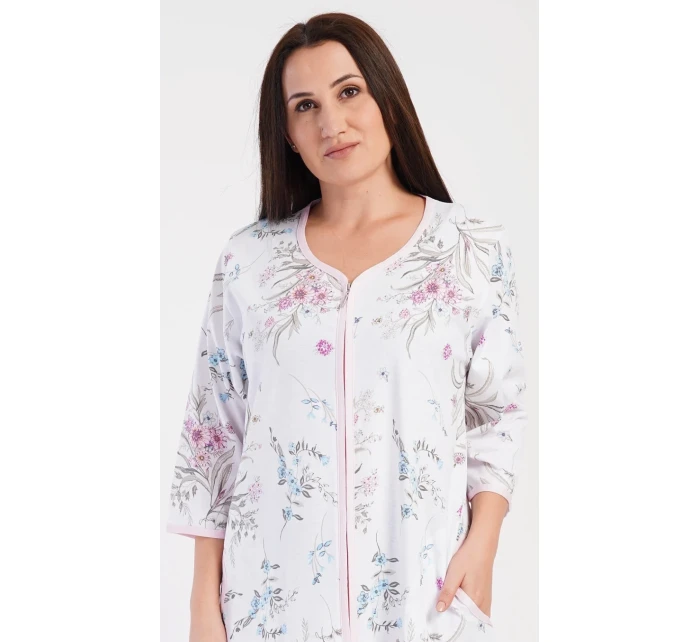 Dámske domáce šaty s trojštvrťovými rukávmi Margot