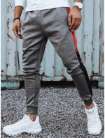 Pánske tmavosivé tepláky FashionStreet UX4127