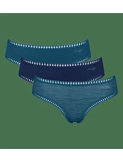 sloggi GO Crush Hipster C3P – tyrkysová – SLOGGI tyrkysová – SLOGGI