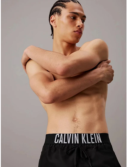 Pánské plavky model 20182831 BEH černé - Calvin Klein Pánské plavky model 20182831 BEH černé - Calvin Klein