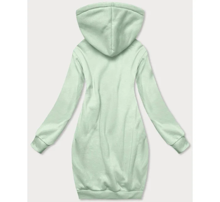 Dlhá tepláková mikina v pistáciovej farbe (YS10005-39) Dlhá tepláková mikina v pistáciovej farbe (YS10005-39)