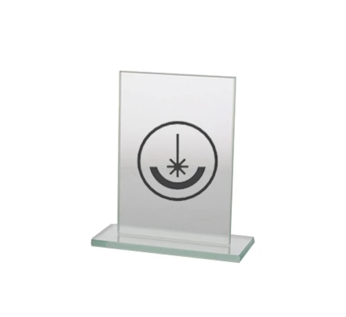 Trofeum szklane grawerowane