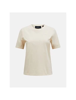 Tričko PEAK PERFORMANCE Original Small Logo Tee Women, béžové