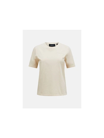 Tričko PEAK PERFORMANCE Original Small Logo Tee Women, béžové