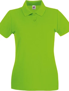 Fruit of the Loom Lady-Fit Premium Polo Dámske piké polo 16.3030 limetková