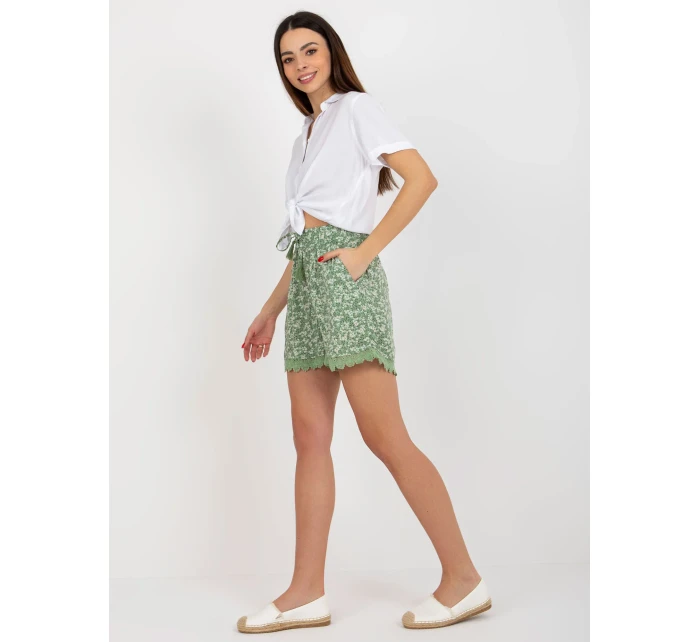 Šortky D73770M62233KB pistácie Šortky D73770M62233KB pistácie