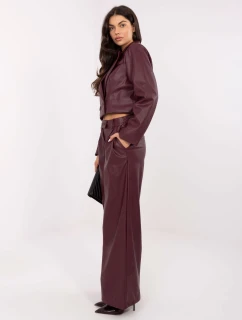 Spodnie IT SP model 21749917 bordowy - FPrice