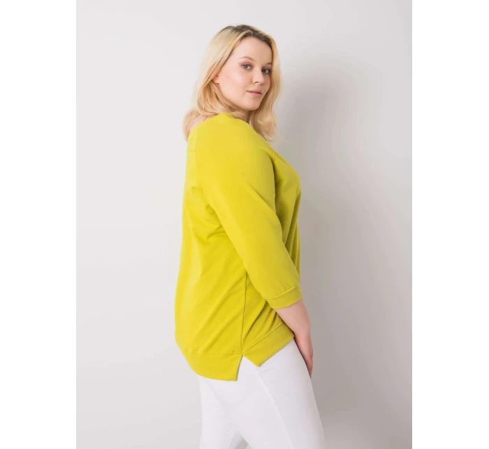 Blúzka RV BL 6295.03X limetkovo zelená