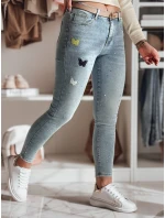 Dámské džínové úzké kalhoty se zdobením modré Dstreet model 21984806 - FashionStreet Dámské džínové úzké kalhoty se zdobením modré Dstreet model 21984806 - FashionStreet