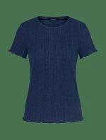 Univerzálny top s rebrovým vzorom SSL – modrý – TRIUMPH Modrý – TRIUMPH