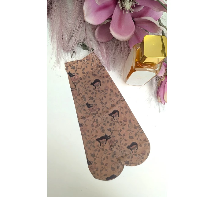 Dámske vzorované ponožky Magnetism lycra 20 den