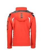 pánská sportovní bunda MEN 056 s kapucí nepromokavá červená pánské model 21349896 - Geographical Norway