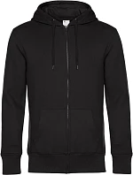 B&C KING Zipped Pánská mikina s kapucí black pure model 22484107