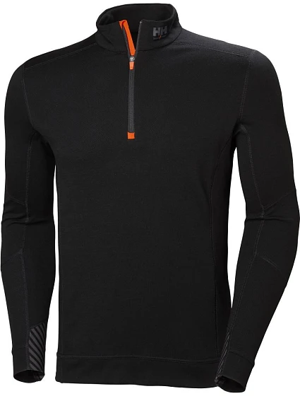 Helly Hansen Lifa 75107 Funkčné tričko s 1/4 zipsom „LIFA Merino“ 59.5107 čierne Helly Hansen Lifa 75107 Funkčné tričko s 1/4 zipsom „LIFA Merino“ 59.5107 čierne