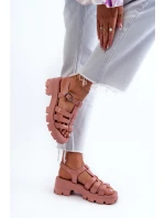 Dámské Sandály  Špinavě Růžové model 21661728 - Zaxy