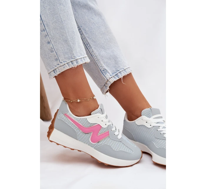 Dámské sportovní boty na platformě modré Janelora Dámské sportovní boty na platformě modré Janelora