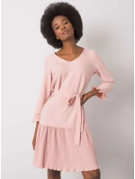 Šaty LK SK model 15406559 tmavě růžová - FPrice Šaty LK SK model 15406559 tmavě růžová - FPrice