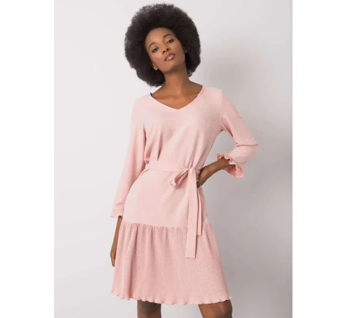 Šaty LK SK model 15406559 tmavě růžová - FPrice Šaty LK SK model 15406559 tmavě růžová - FPrice