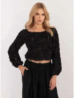Blúzka MI BZ 26158.20 čierna Blúzka MI BZ 26158.20 čierna