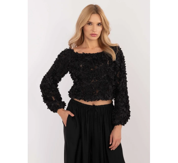 Blúzka MI BZ 26158.20 čierna Blúzka MI BZ 26158.20 čierna