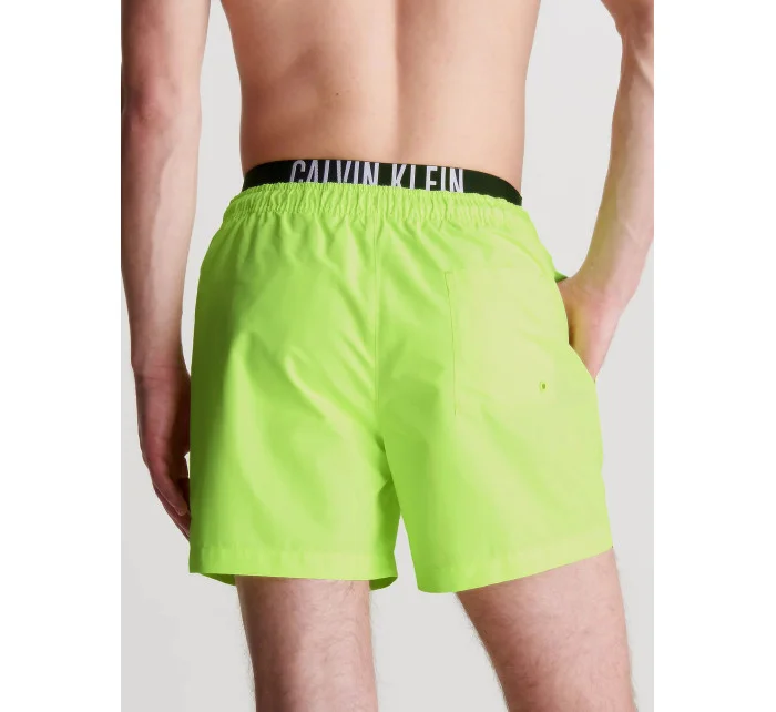 Pánske plavky MEDIUM DOUBLE WB KM0KM00992 M0T Non-New Yellow - Calvin Klein