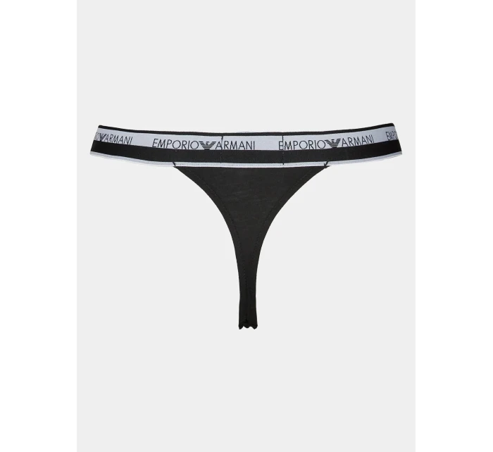 Dámske tangá 2Pack 164522 4R227 00020 Black - Emporio Armani