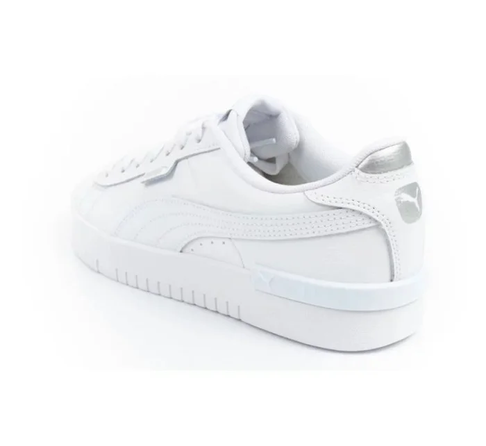 Kožené topánky Jada W 386401 01 white - Puma Kožené topánky Jada W 386401 01 white - Puma