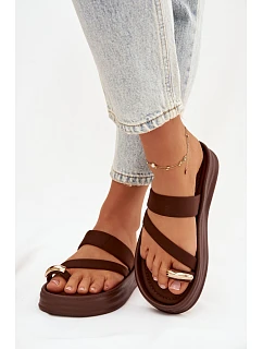 Dámske papuče Farielle LS-170 hnedé - Bestelle