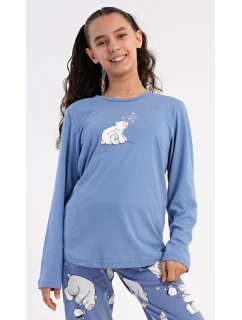 Detské dlhé pyžamo Medveď a tučniak