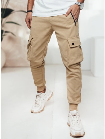 Pánské kalhoty cargo béžové Dstreet model 21982810 - FashionStreet