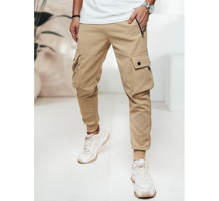 Pánské kalhoty cargo béžové Dstreet model 21982810 - FashionStreet