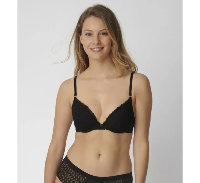 Dámská podprsenka Push-up podprsenka Aura Spotlight WHU černá - Triumph
