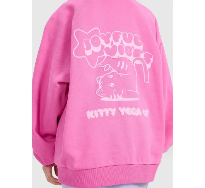 Dívčí mikina s kapucí model 21907215 - 4F