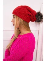 Fleecová čiapka Sandra K210 raspberry Fleecová čiapka Sandra K210 raspberry