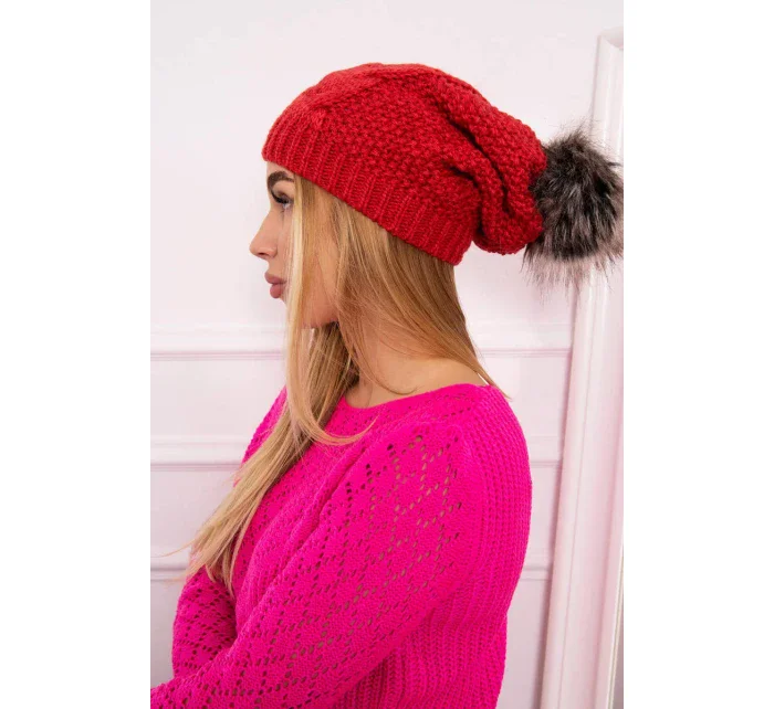 Fleecová čiapka Sandra K210 raspberry Fleecová čiapka Sandra K210 raspberry