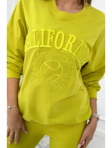 Kalifornská bavlnená súprava pistácie