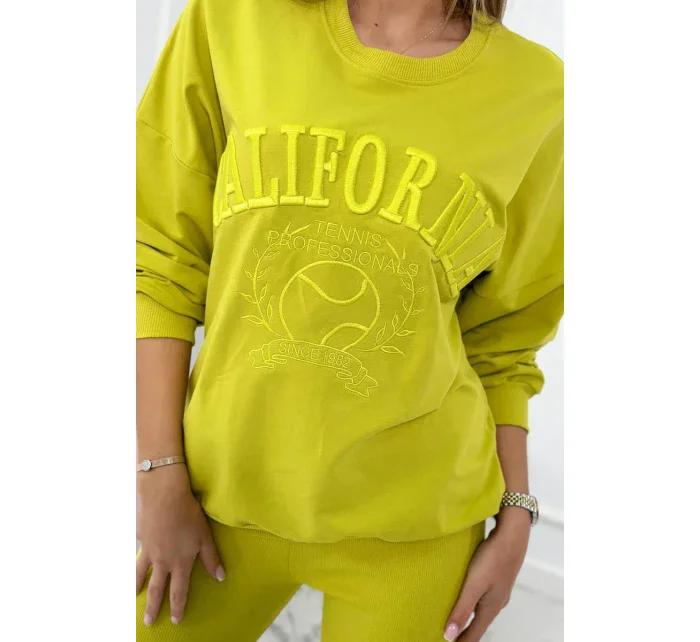 model 18753683 bavlněná souprava pistácie - K-Fashion