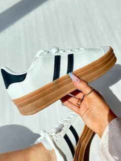 Dámské tenisky na platformě Bílé model 21666463 - Boto