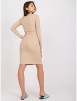 Dámske šaty Dress-EM-SK-686.63-béžová