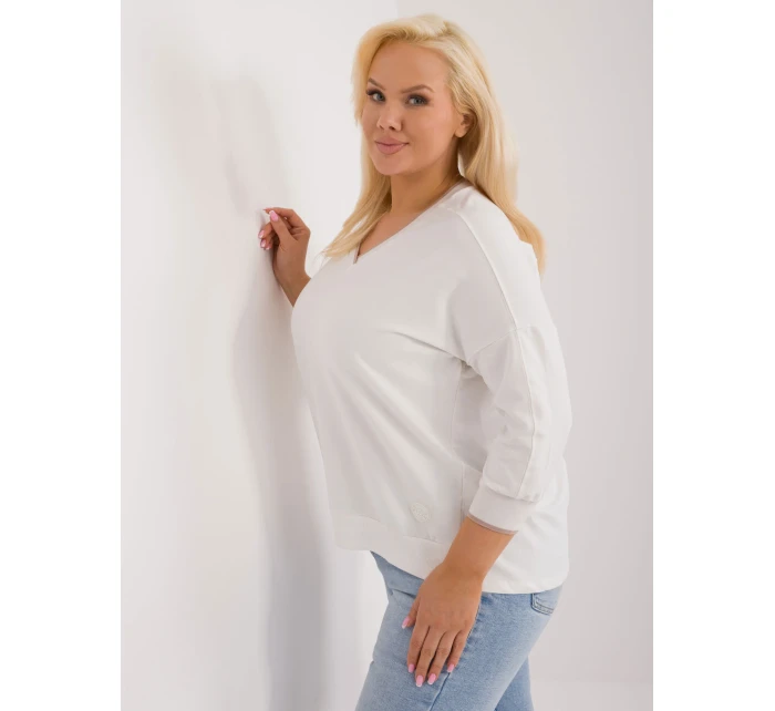 Bluzka RV BZ model 19920686 ecru - FPrice Bluzka RV BZ model 19920686 ecru - FPrice