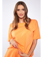 Dámske tričko s krátkym rukávom Monnari orange