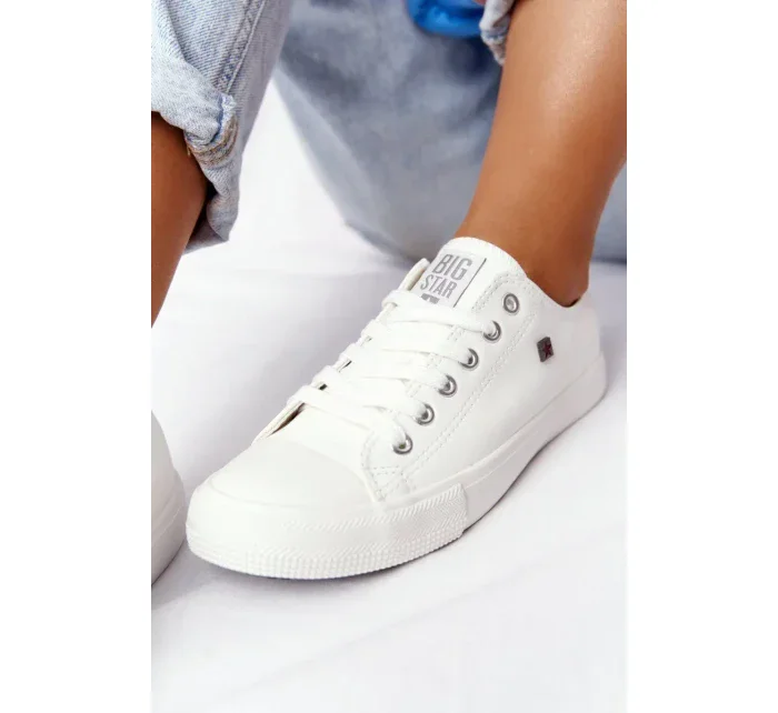 Dámské klasické tenisky Big Star - bílé Dámské klasické tenisky Big Star - bílé