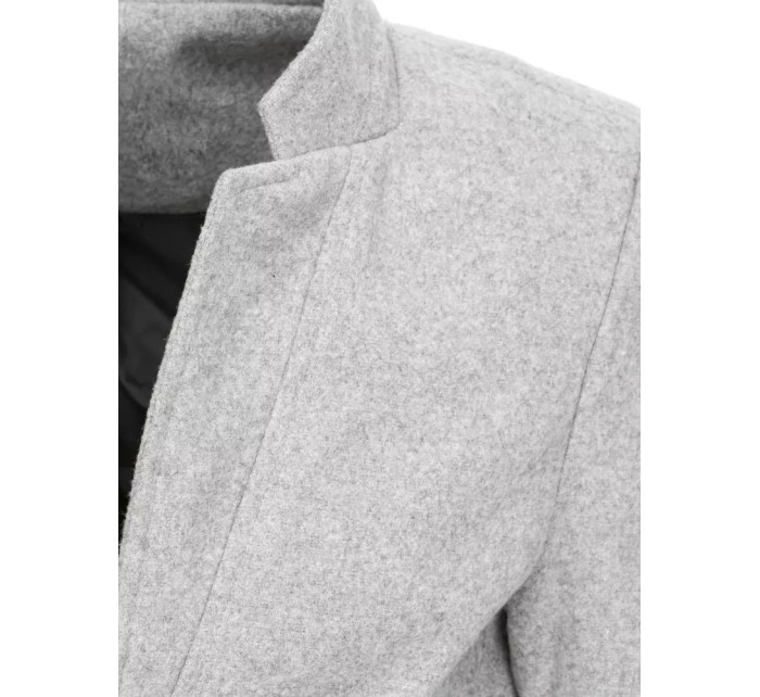 Pánsky jednoradový kabát sivý Dstreet CX0428