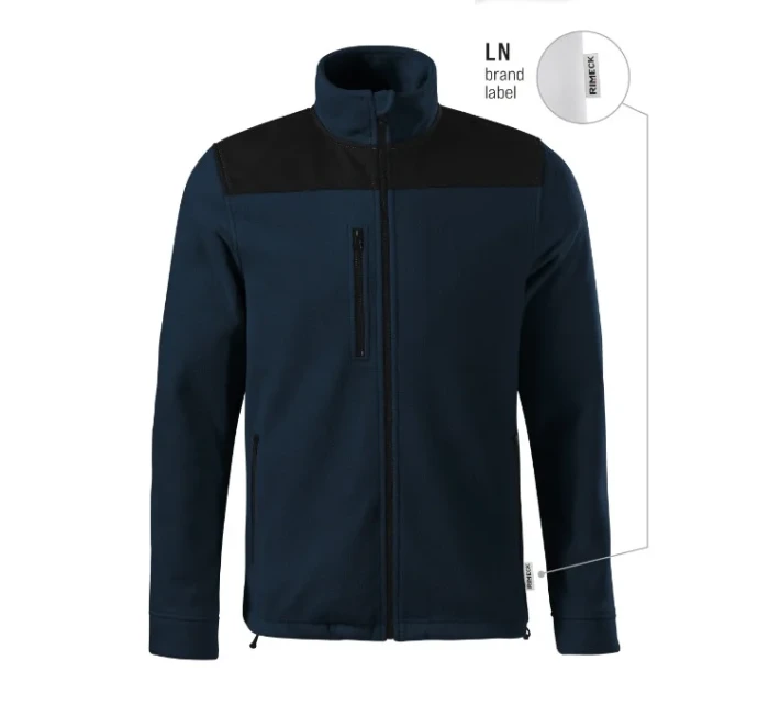 Effect fleece unisex navy blue 02 (štítok značky)