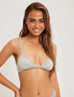 Podprsenka triangle QF6815E P7A - šedá - Calvin Klein