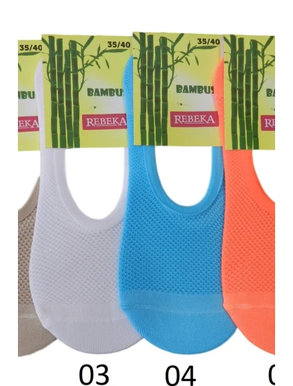 Bambusové ponožky "mokasíny" 1079 Bambusové ponožky "mokasíny" 1079