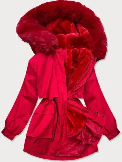 KURTKA ZIMOWA DAMSKA Z CZERWONA model 21242884 - S'WEST