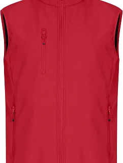 Clique Classic Softshell Vest M Pánska 3-vrstvová softshellová vesta 67.0911 červená